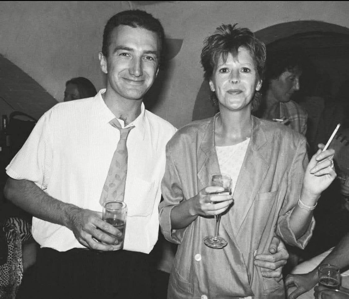 John Deacon with his lovely wife, Veronica Tetzlaff
