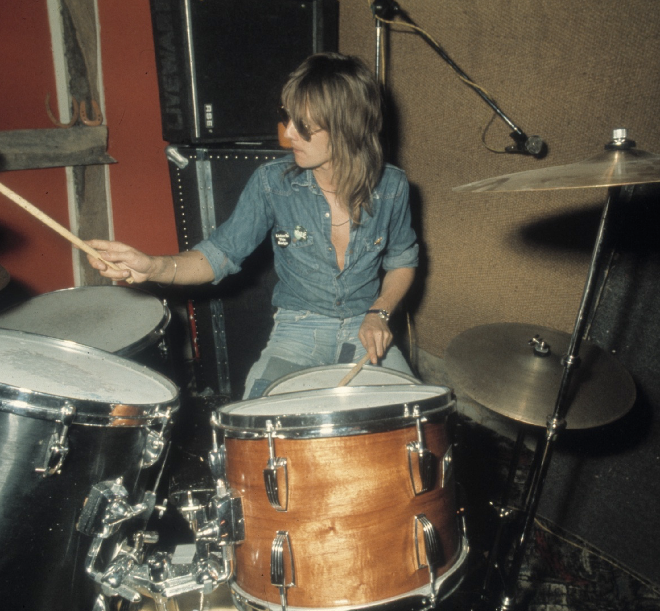 Roger's studio drum set 1975